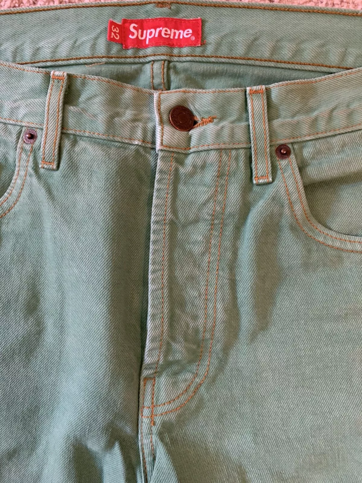 Supreme Denim Supreme Regular Jeans Green