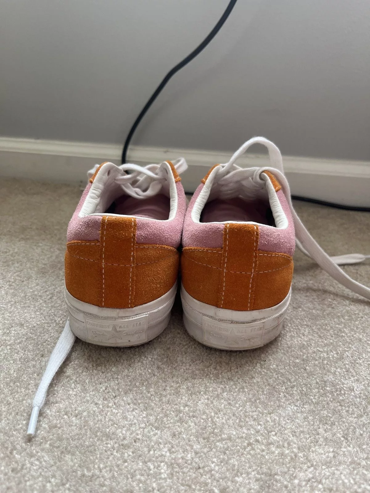 Converse Low Top Sneakers Converse × Golf le Fleur × Golf Wang Tyler the Creator × Converse One Star (Pink & Orange)