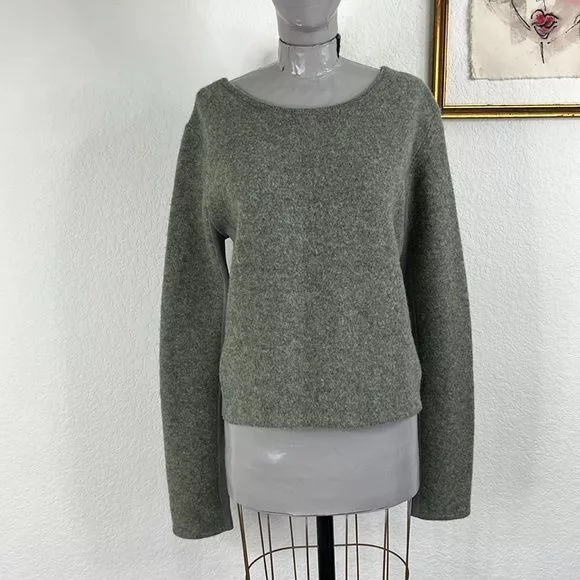 Designer Sweaters Designer NFP Boiled Merino Wool Strap Convertible Cut Out Sweater Cag Multi Streetwear