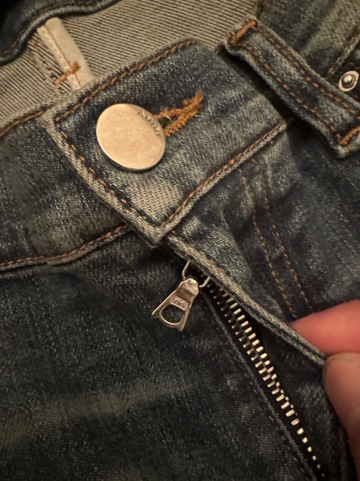 Amiri Denim Amiri MX1 Blue
