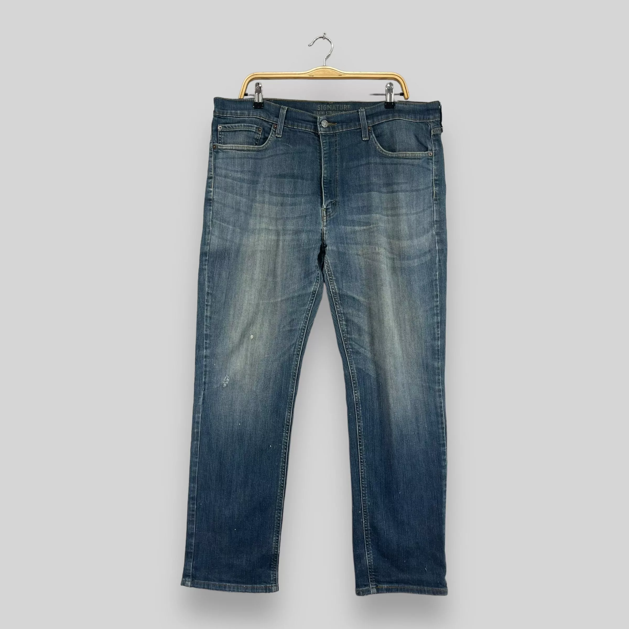 Levi's Denim Levi's Size 39 Vintage Levis Signature Distressed Reconstruct Jeans Blue Streetwear