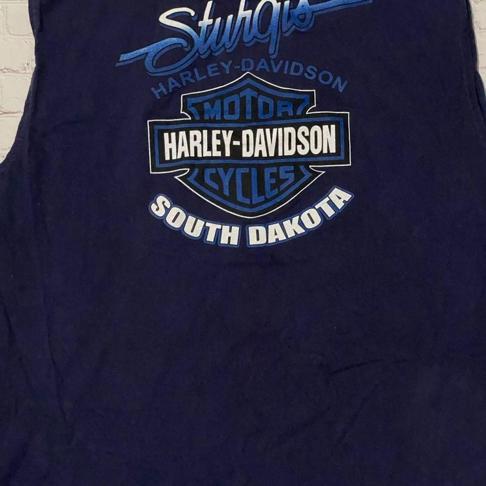 Harley Davidson Jerseys Harley Davidson tee Blue