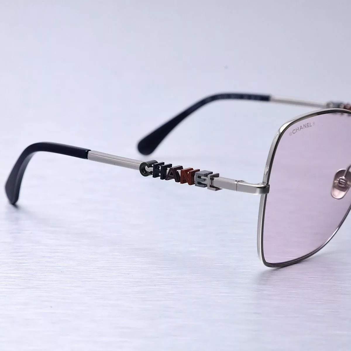 Chanel Sunglasses CHANEL 0CH4283 SUNGLASSES Silver