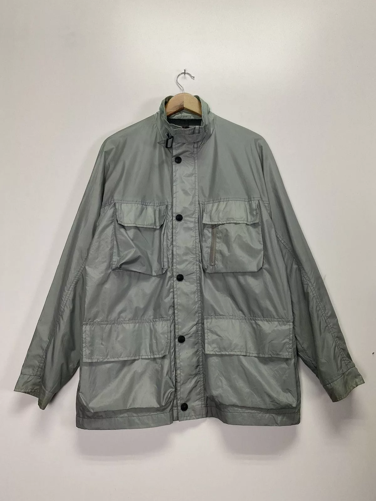 Giorgio Armani Light Jackets Giorgio Armani Linen Jacket Gray