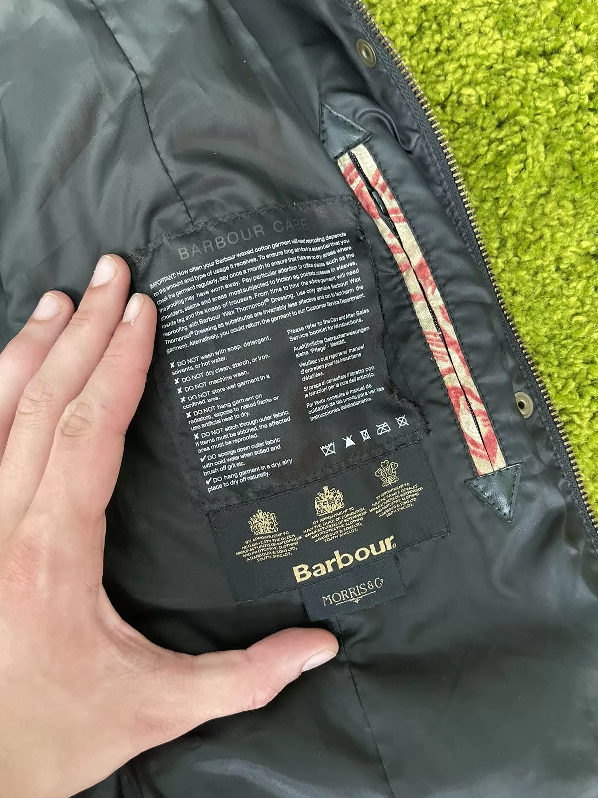 Barbour Jackets Barbour × Morris Barbour x Morris & co waxed jacket Black