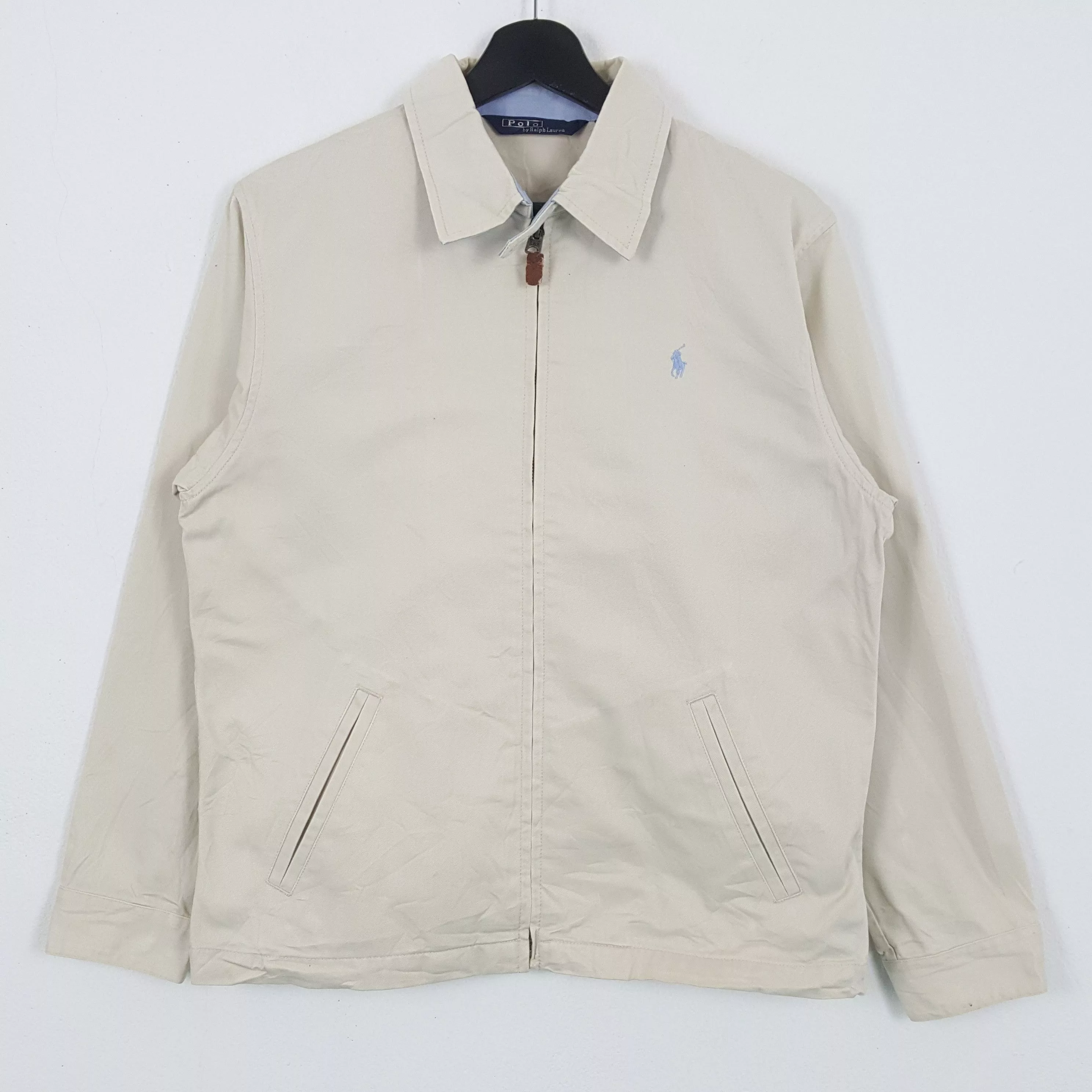 Polo Ralph Lauren Light Jackets Polo Ralph Lauren × Vintage POLO by Ralph Lauren Small Logo Design Jacket White