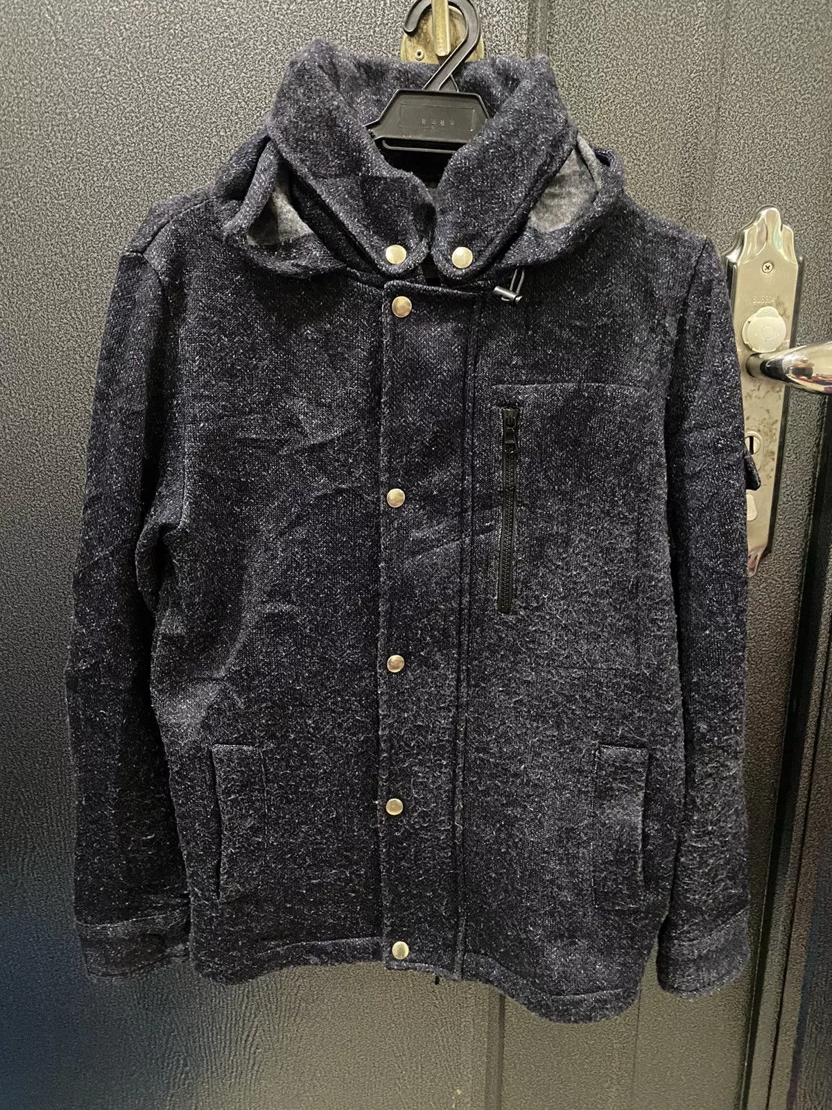Beams Plus Light Jackets Beams Plus × Japanese Brand × Vintage Beams Heart Jacket Hooded Blue