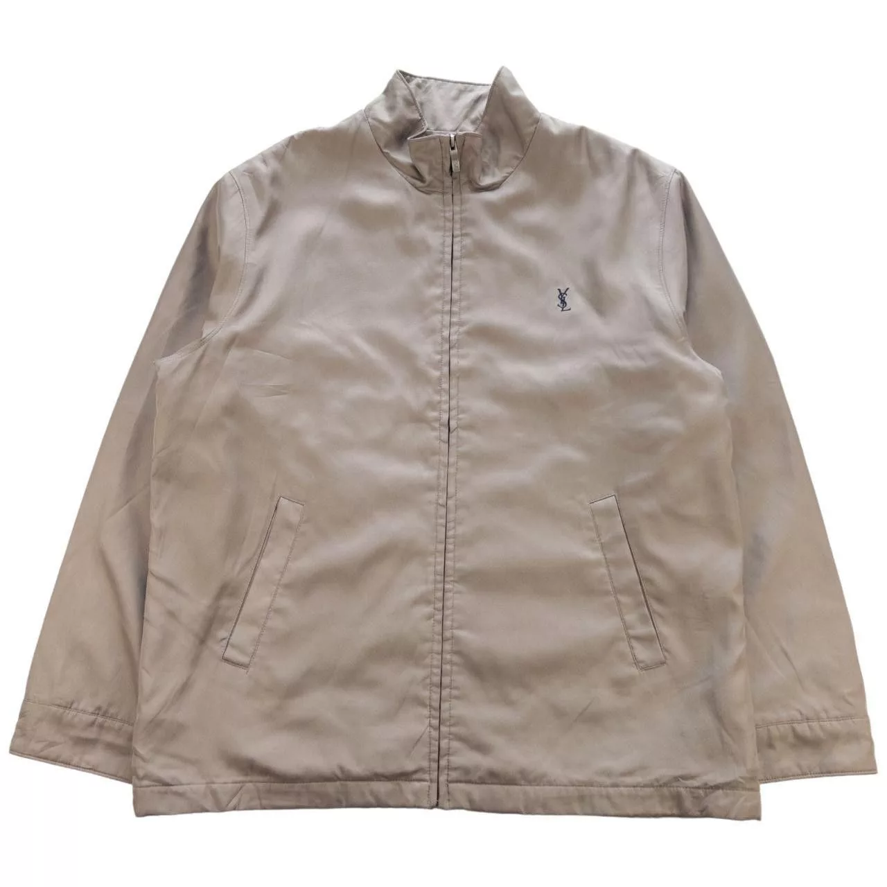 Yves Saint Laurent Light Jackets Vintage YSL Yves Saint Laurent Jacket Size L Brown