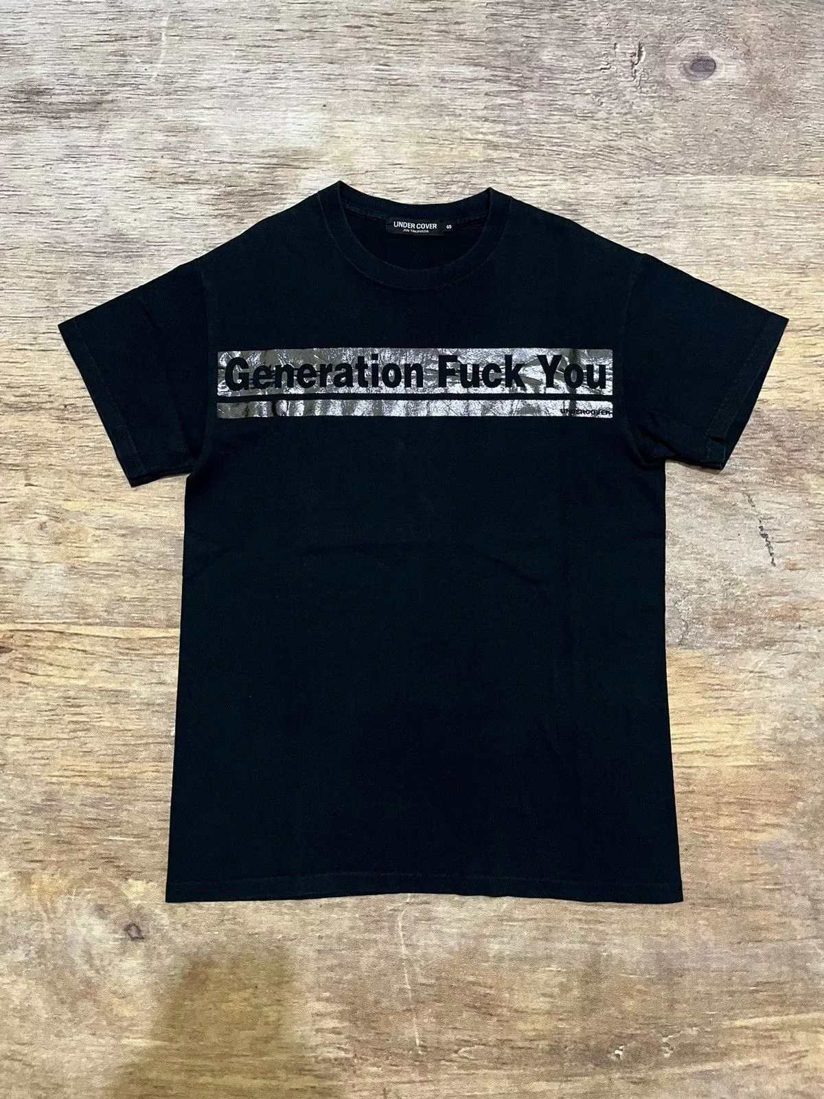 Jun Takahashi Short Sleeve T Shirts Jun Takahashi × Undercover Undercover Generation Fuck You Tee 2000s Black