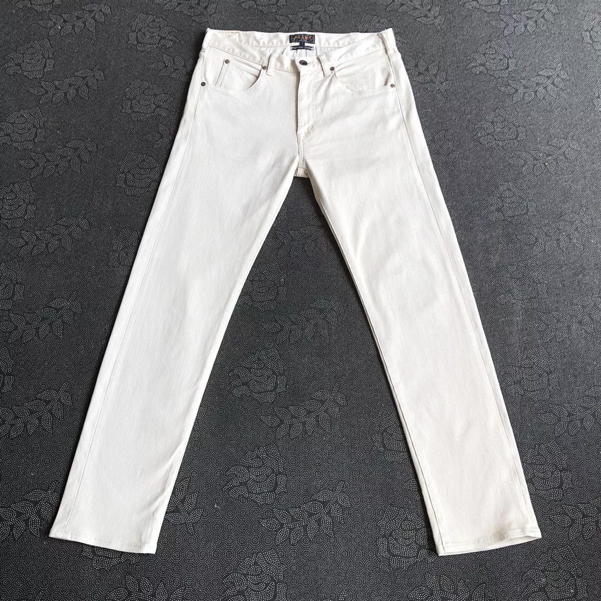 Beams Plus Denim BEAMS PLUS stretched jeans White