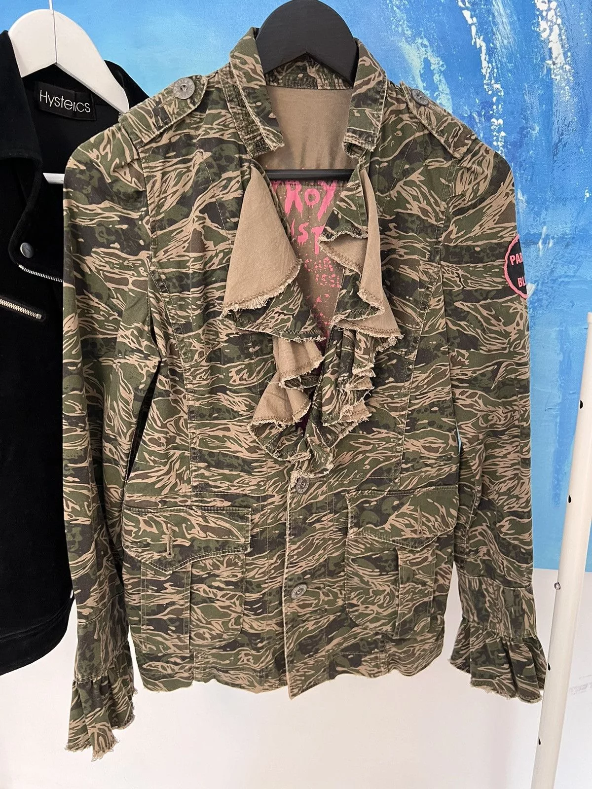 Hysteric Glamour Light Jackets Hysteric Glamour Destroy All Monsters Jacket Green