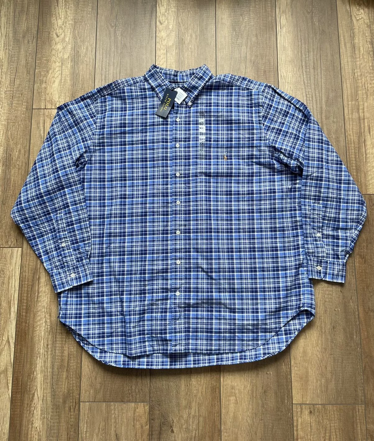 Polo Ralph Lauren Shirts Button Ups Shirts Long Sleeve Polo Ralph Lauren Size XLL Blue