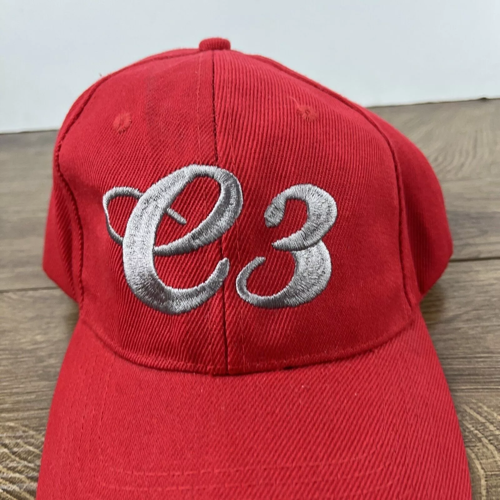 Other Hats Other E3 Hat e3 Hat Red Adjustable Hat Adult Size Hat Red Cap