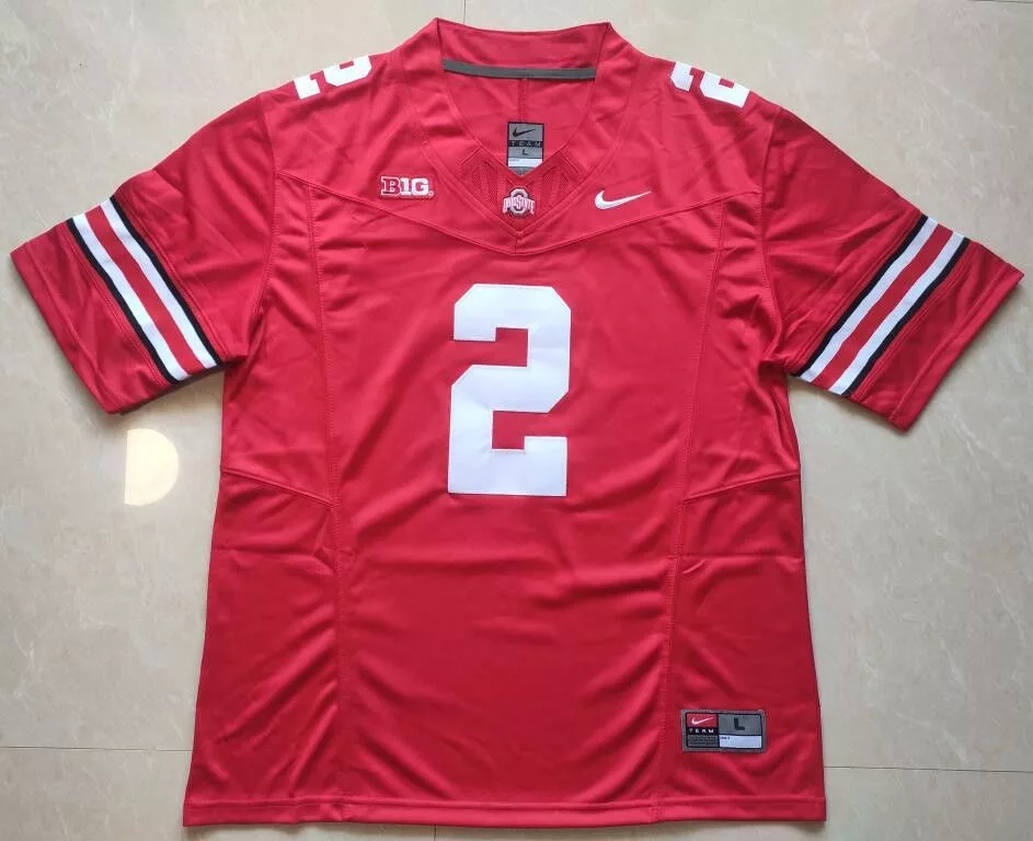 Other Jerseys Other Men's Ohio State Buckeyes #2 Caleb Downs Jersey Red