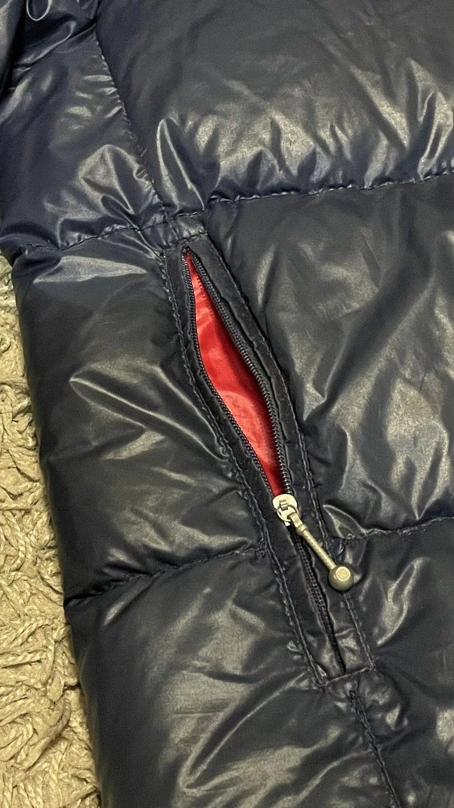 Designer Bombers Designer MONCLER DOWN JACKET Blue