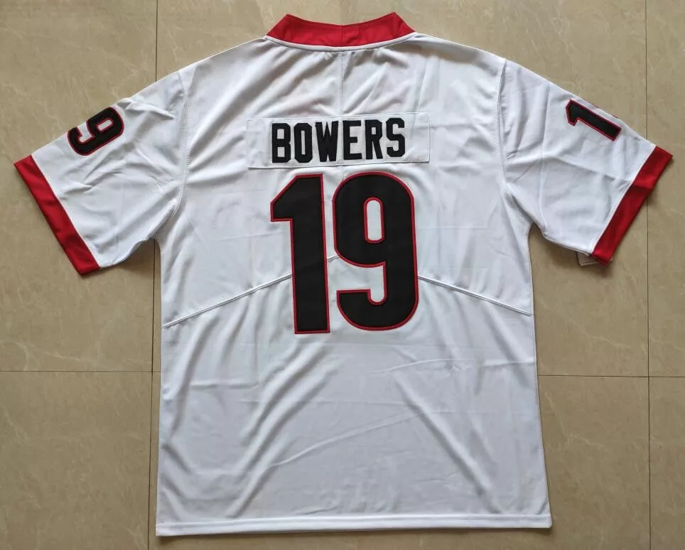 Other Jerseys Other Men's Brock Bowers #19 Georgia Bulldogs White Jersey