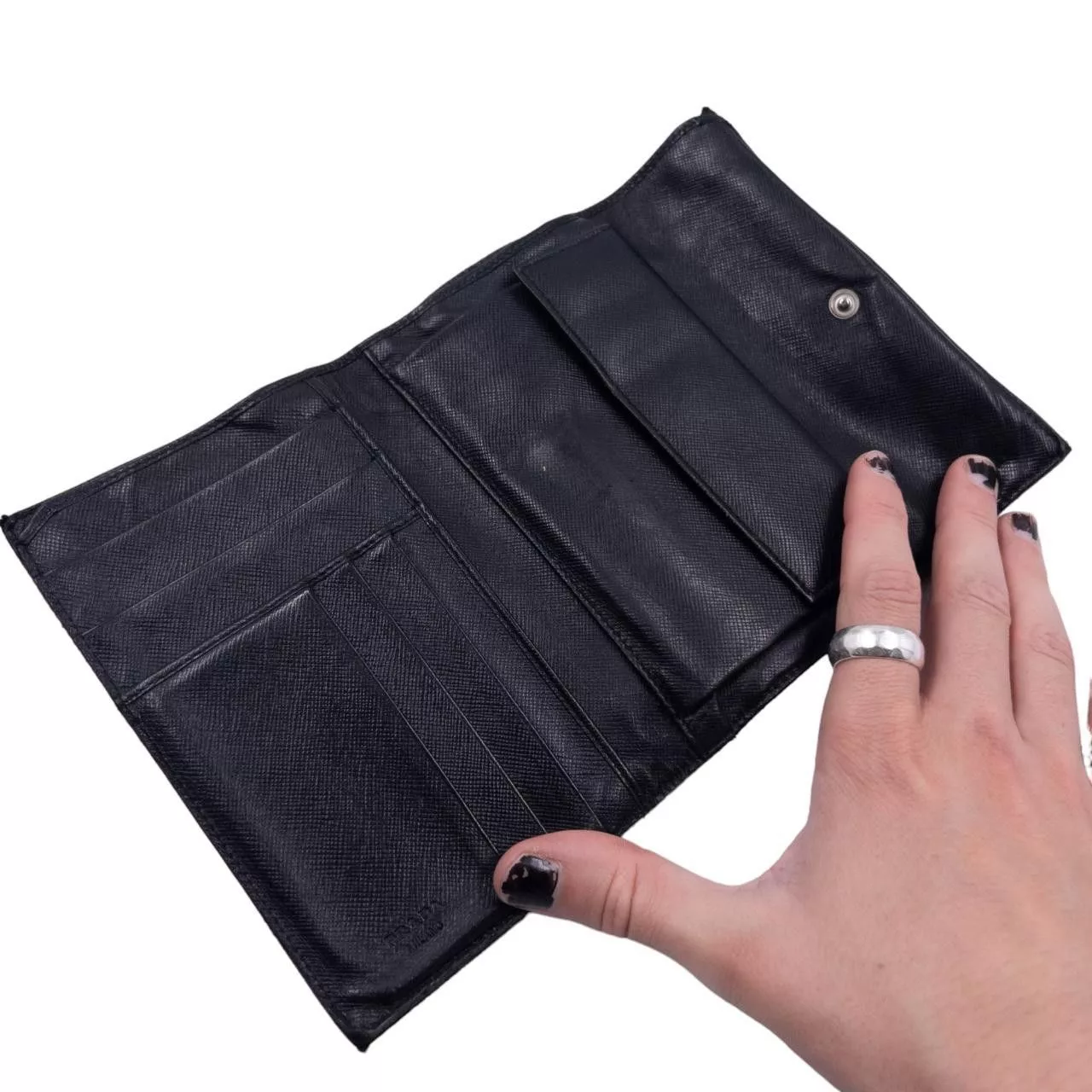 Prada Wallets Vintage Prada Nylon Wallet Black