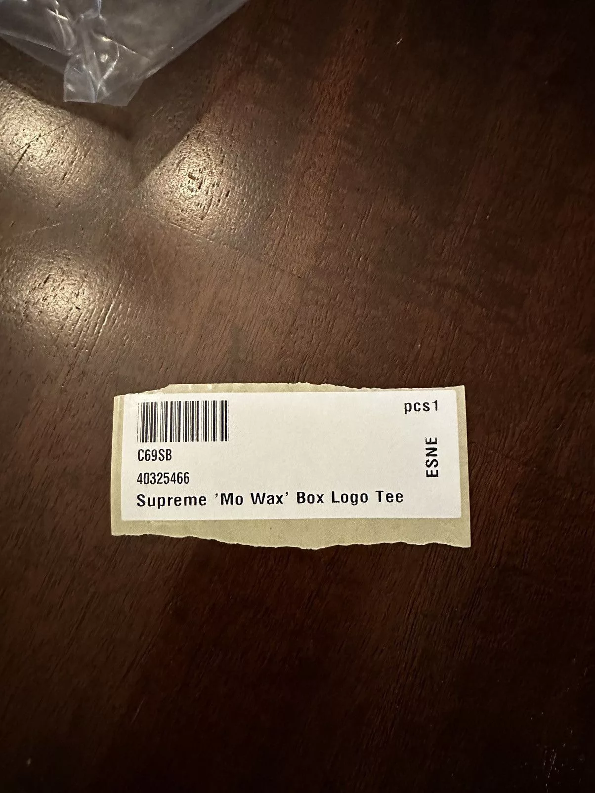 Supreme Short Sleeve T Shirts Supreme Mo’ Wax Box Logo Tee White
