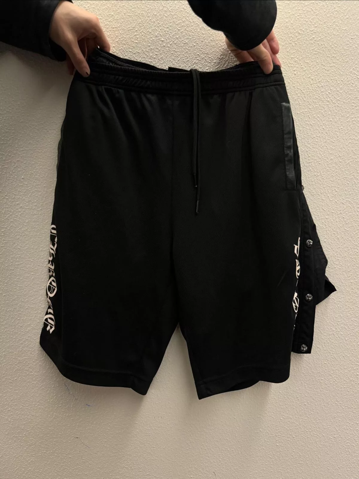 Chrome Hearts Shorts Chrome hearts tennis shorts Black