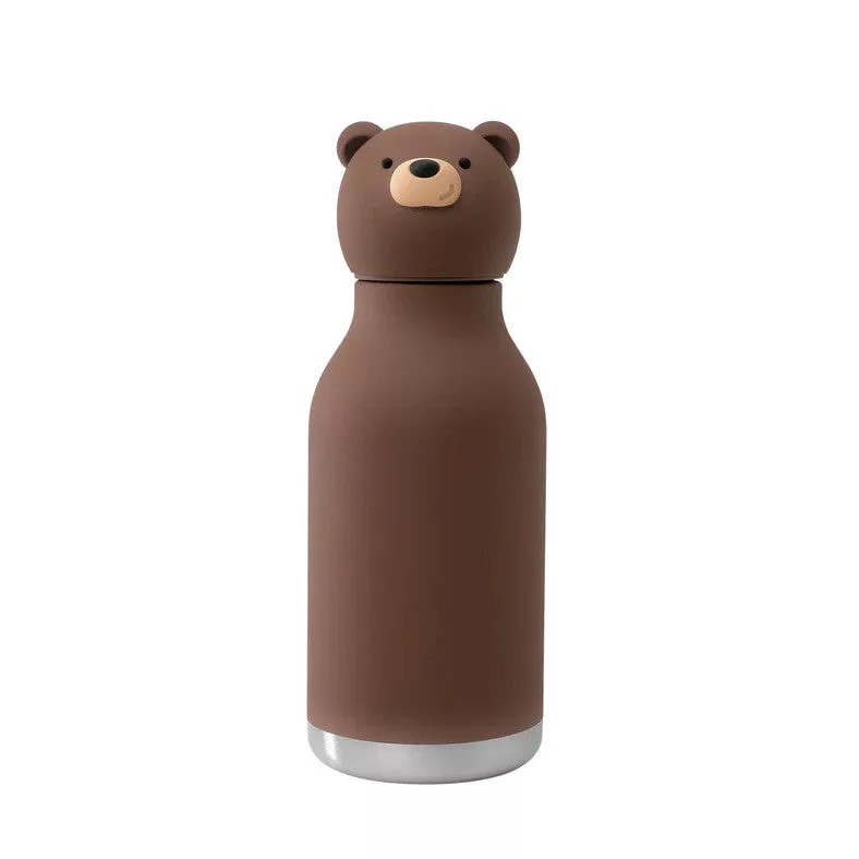 Stainless Water Bottle Bestie Brown Bear