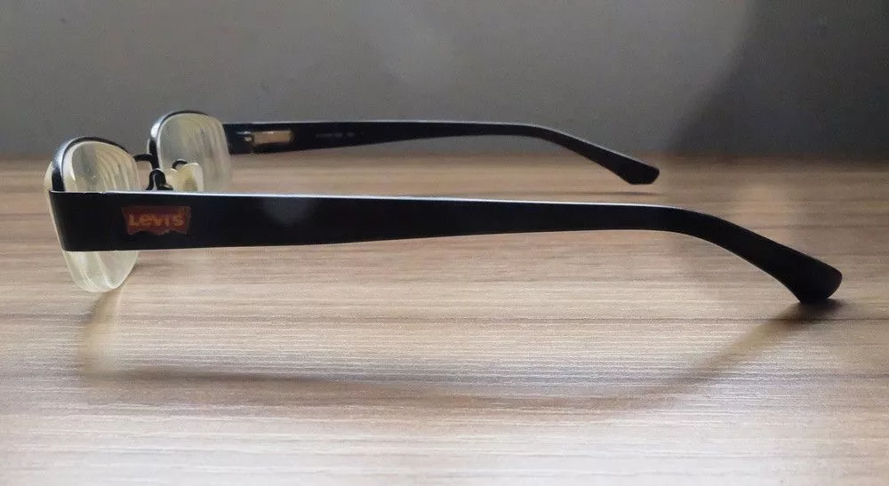 Levi's Glasses Levi's Half Frame Glasses Black