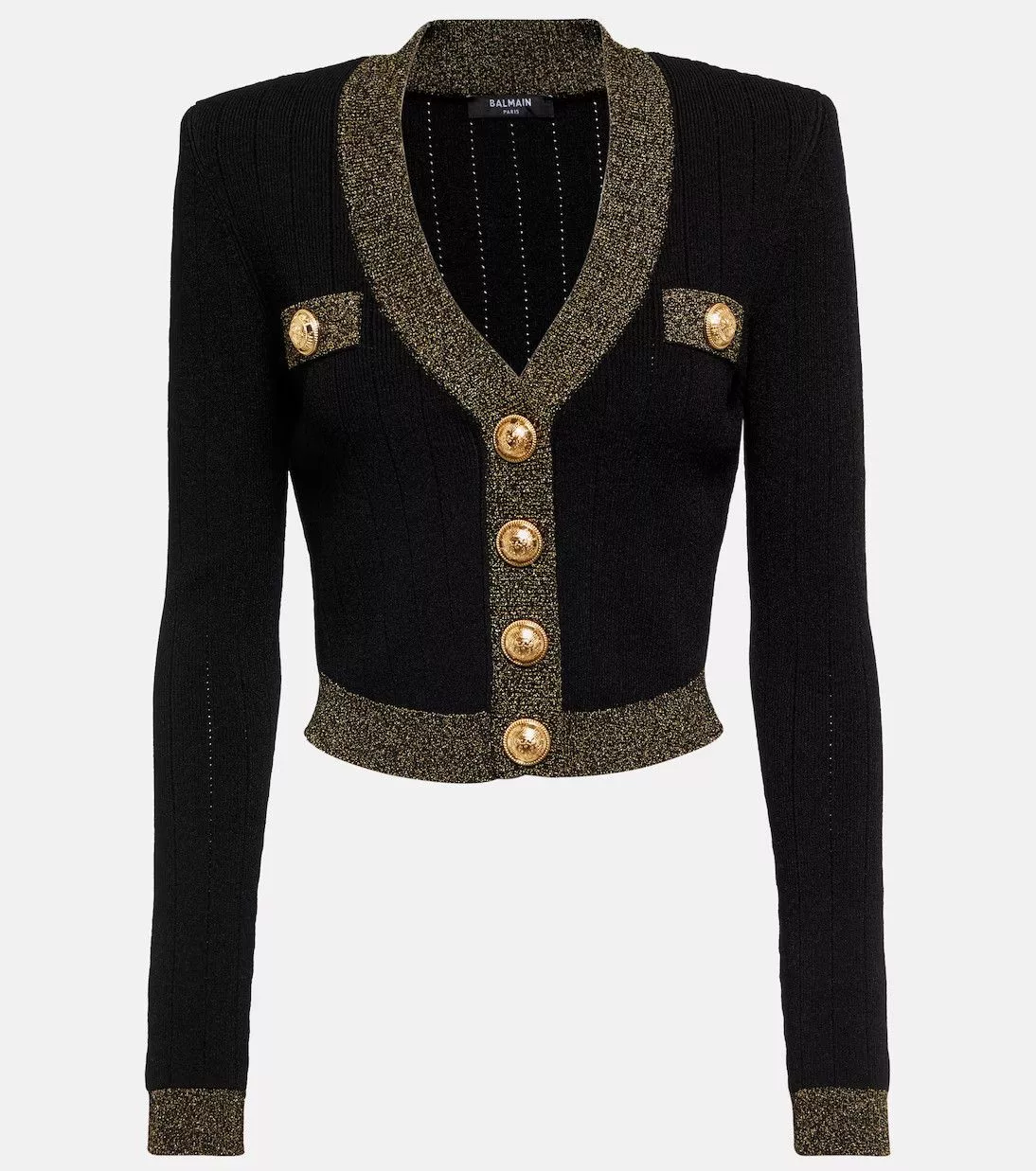 Balmain Sweaters Balmain o1w1db10624 Cardigan in Black