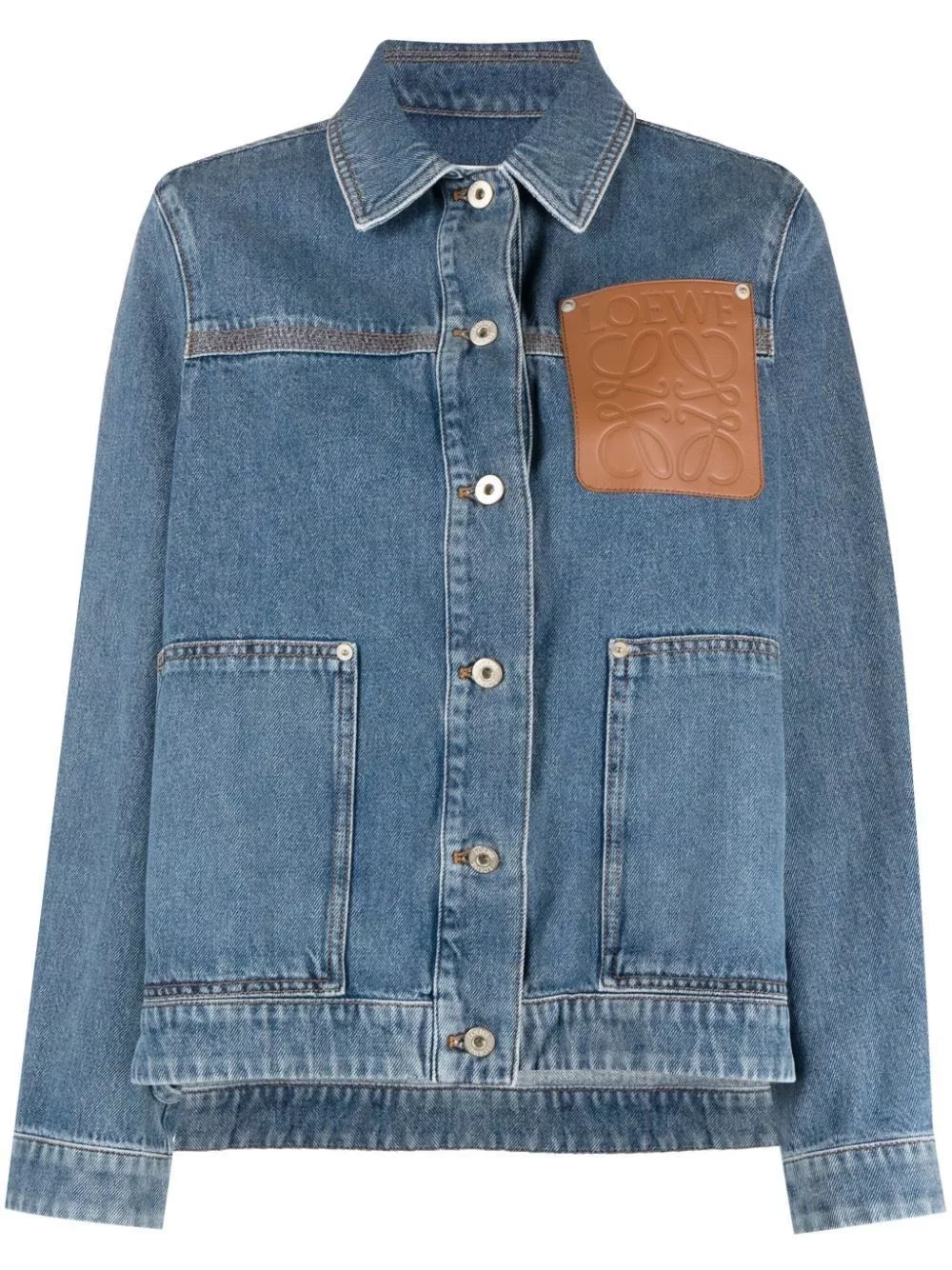 Loewe Jackets Loewe WORKWEAR DENIM JACKET Blue