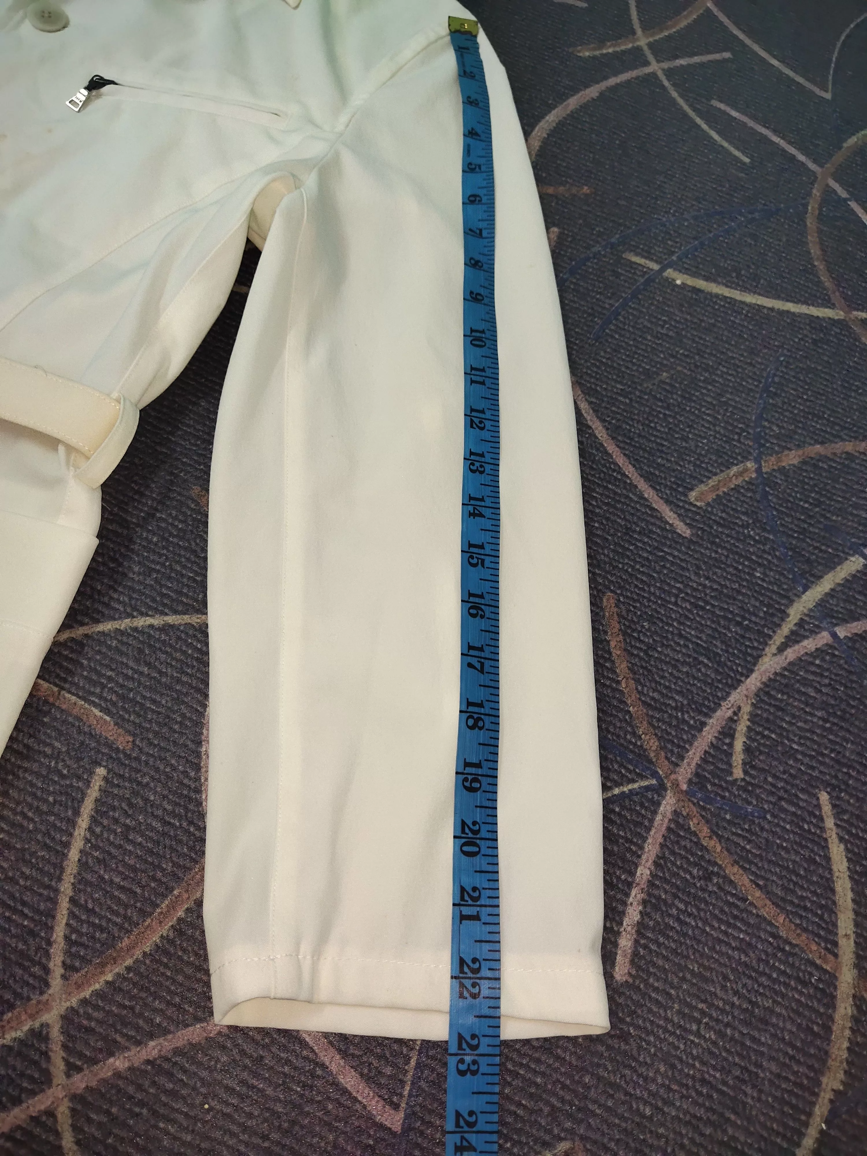 PPFM Light Jackets PPFM White Button Up Jacket