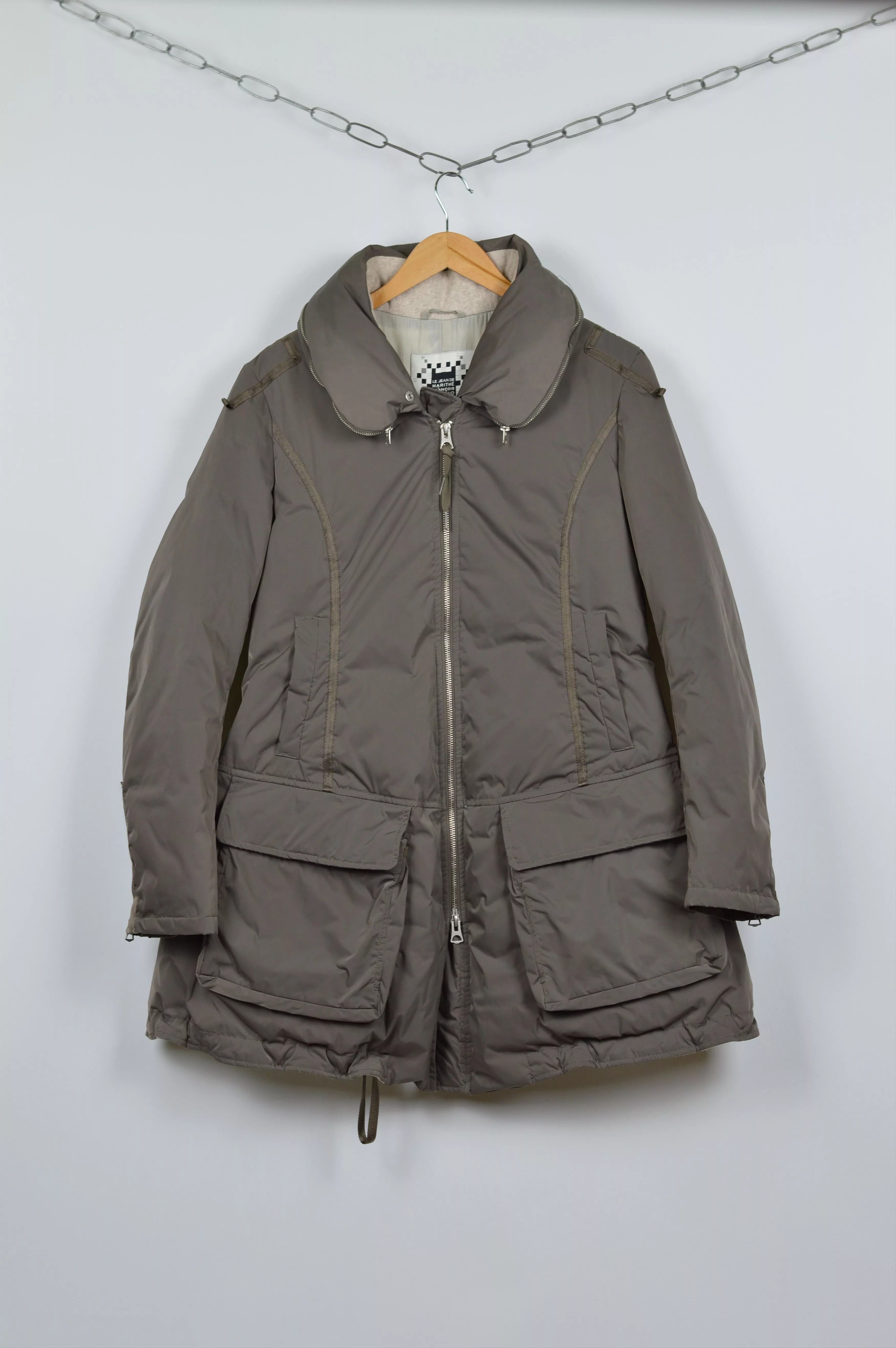 Marithe + Francois Girbaud Down Jackets Marithe + Francois Girbaud Marithe Francois Girbaud Down Coat Jacket Parka Brown