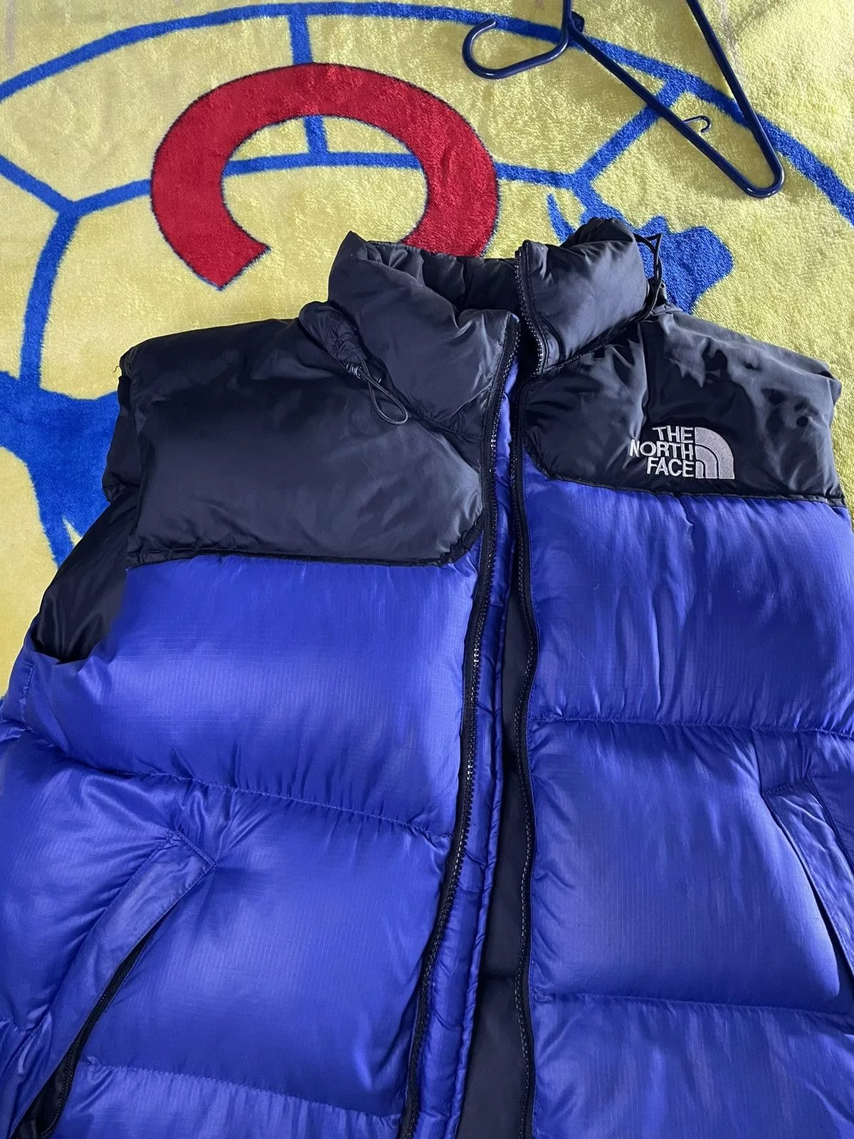 The North Face Vests The North Face Vintage Blue/Black Northface Puffer