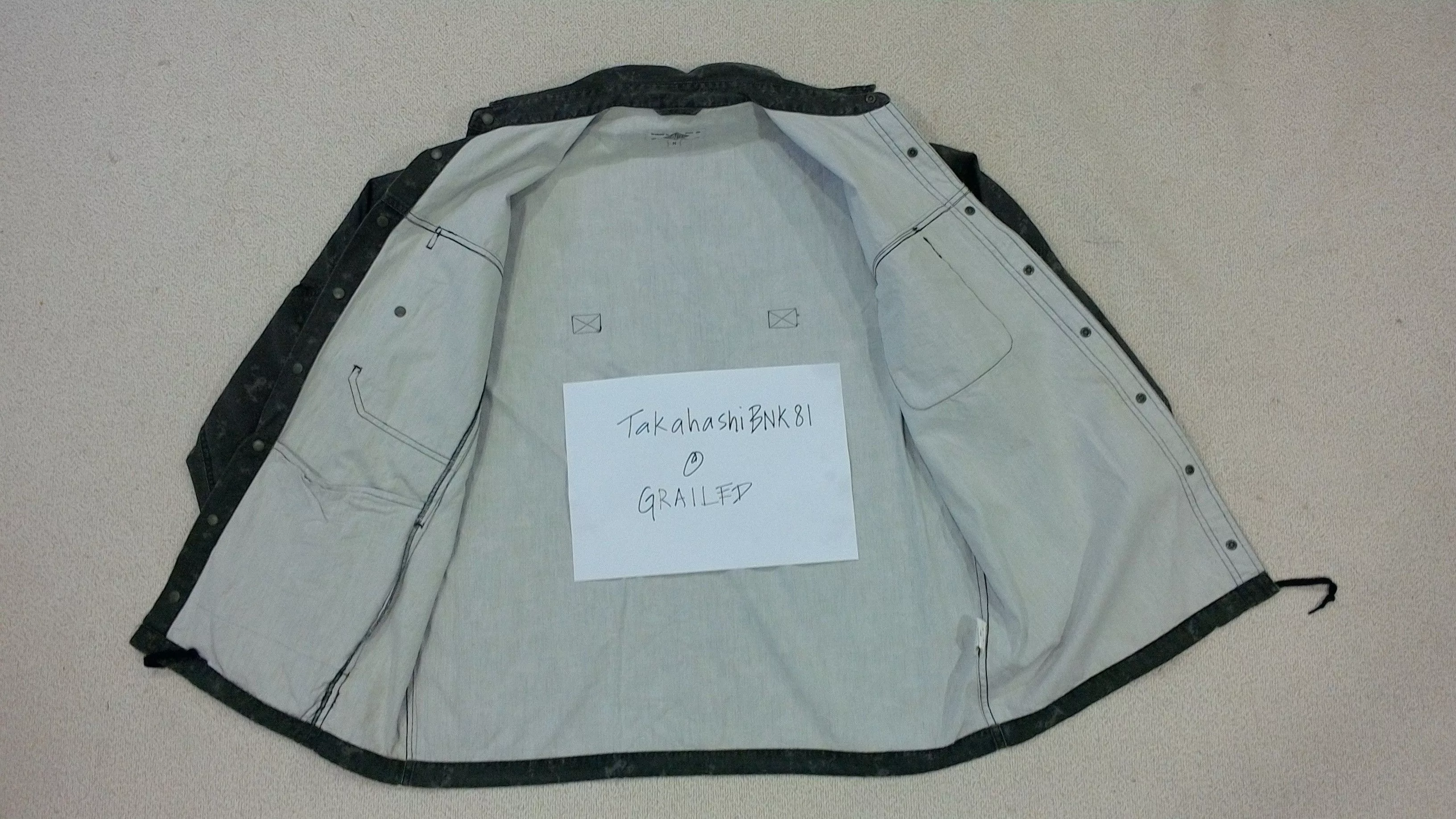 Japanese Brand Light Jackets Japanese Brand × Pointer Pointer Three Pocket Button Up Jacket Gray Streetwear