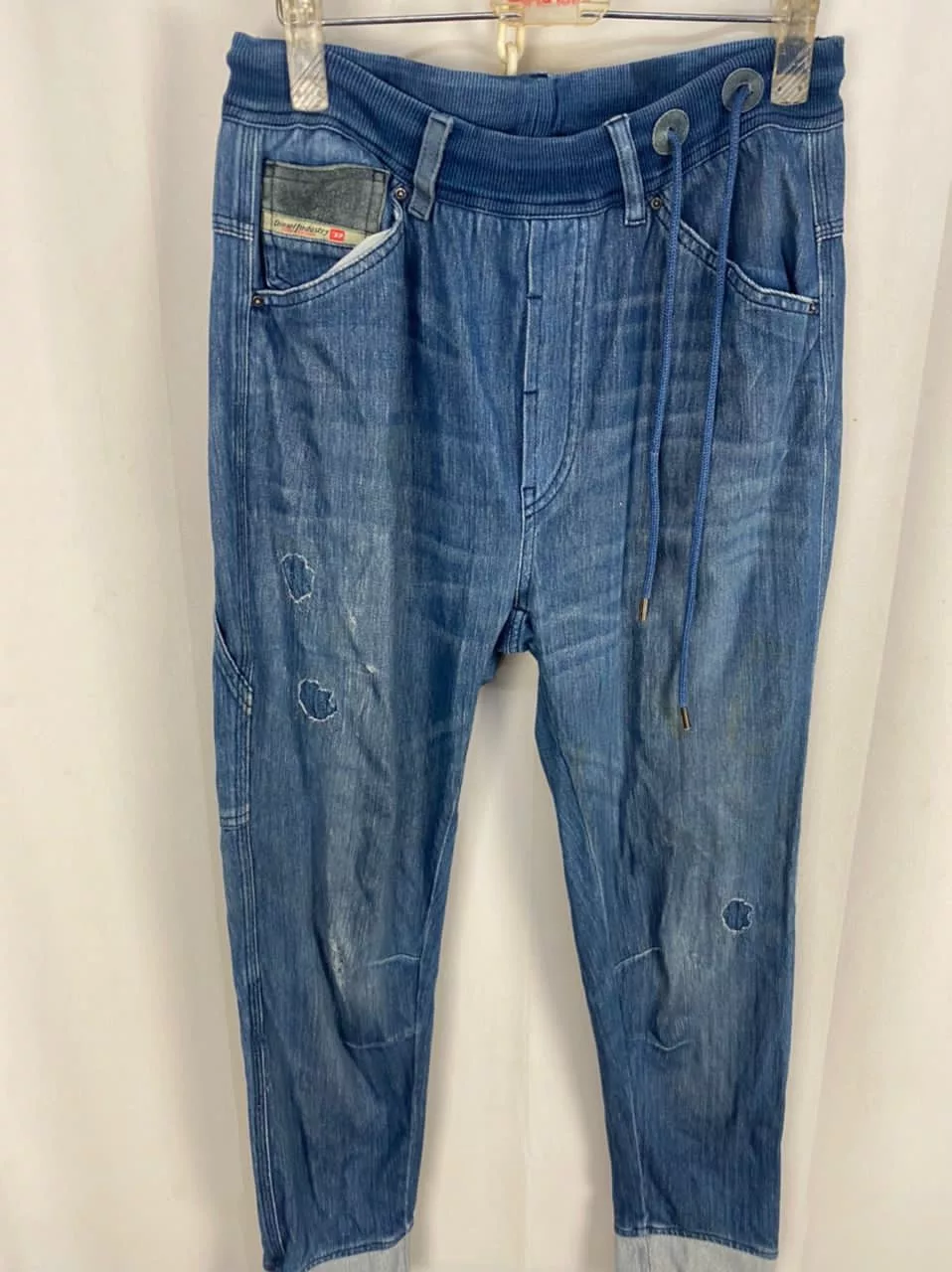 Designer Sweatpants Joggers Designer × Diesel × Other 🔥unisex🔥Diesel patchwork design joggerpants size 26-33 Blue