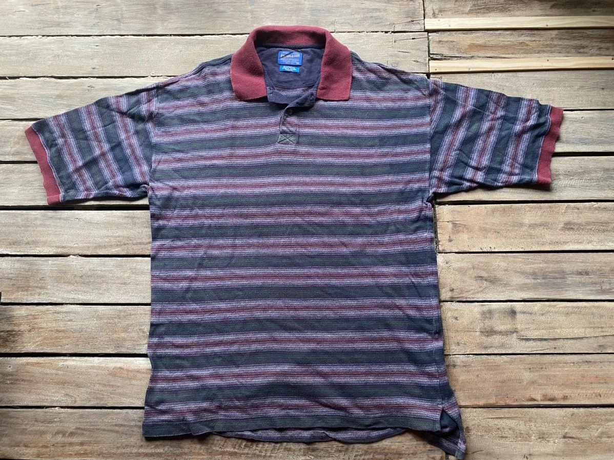 Pendleton Polos Pendleton × Vintage Pendleton Polo Shirt Mens Red