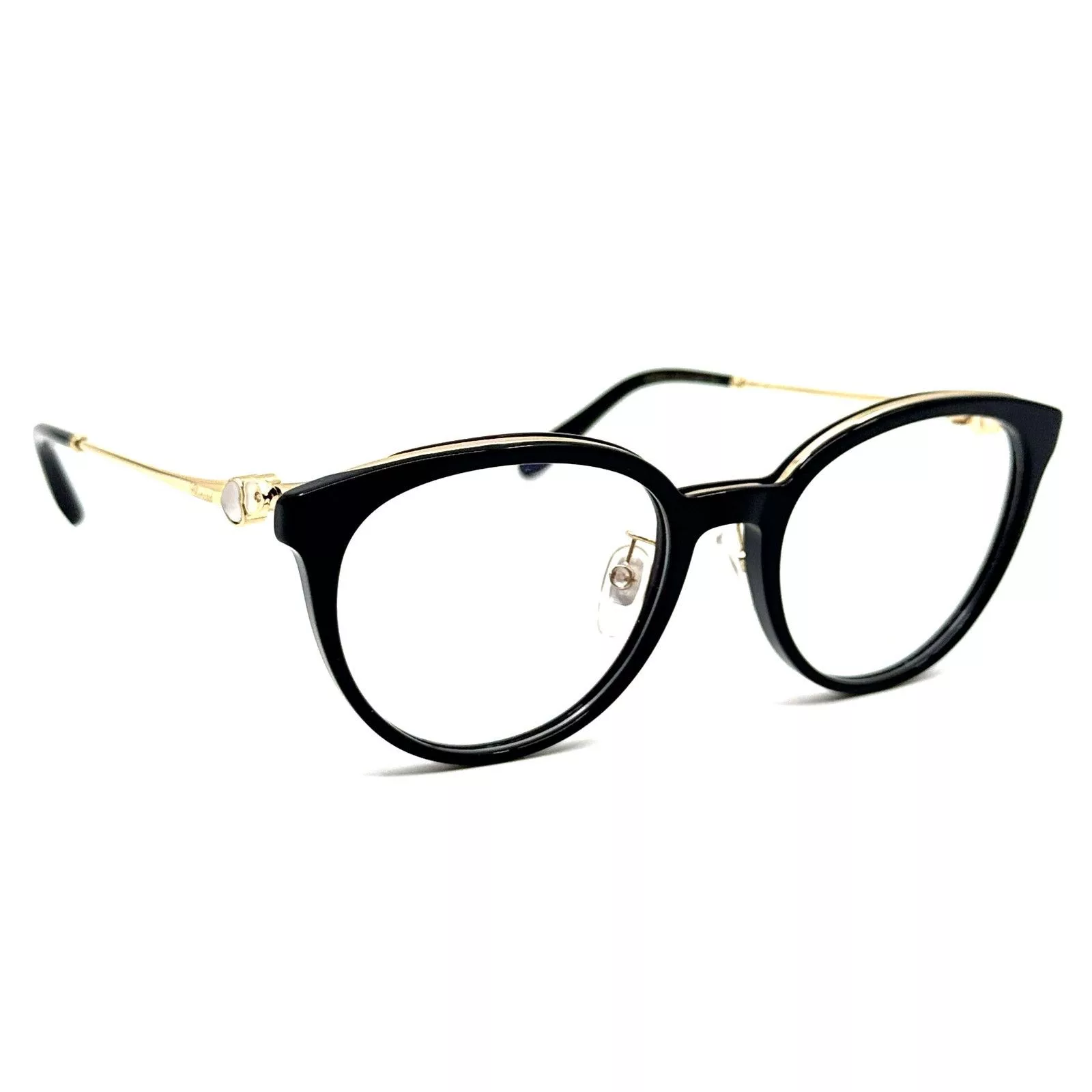 Chopard Sunglasses New, CHOPARD Eyeglasses VCH331S 0700 Authentic Black