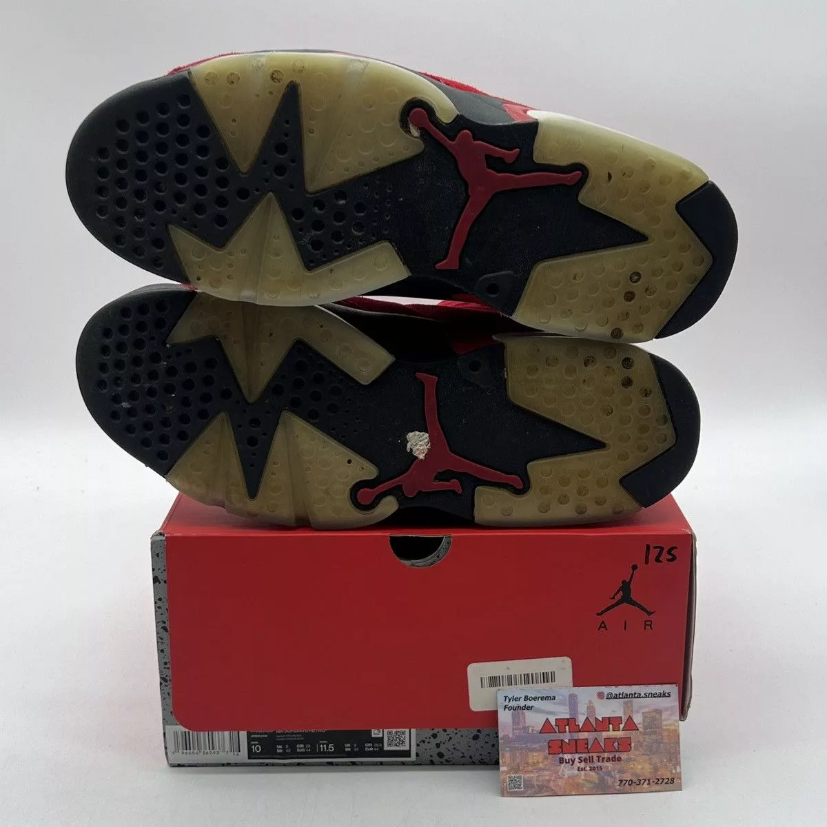 Jordan Brand Hi Top Sneakers Jordan Brand Air Jordan 6 Toro bravo Red