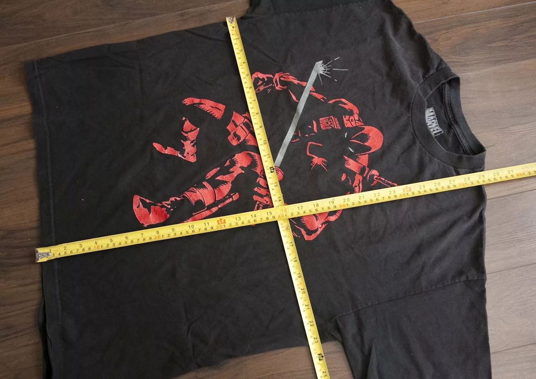 Marvel Comics Short Sleeve T Shirts Marvel Comics Deadpool T Shirt Marvel Size XL Black