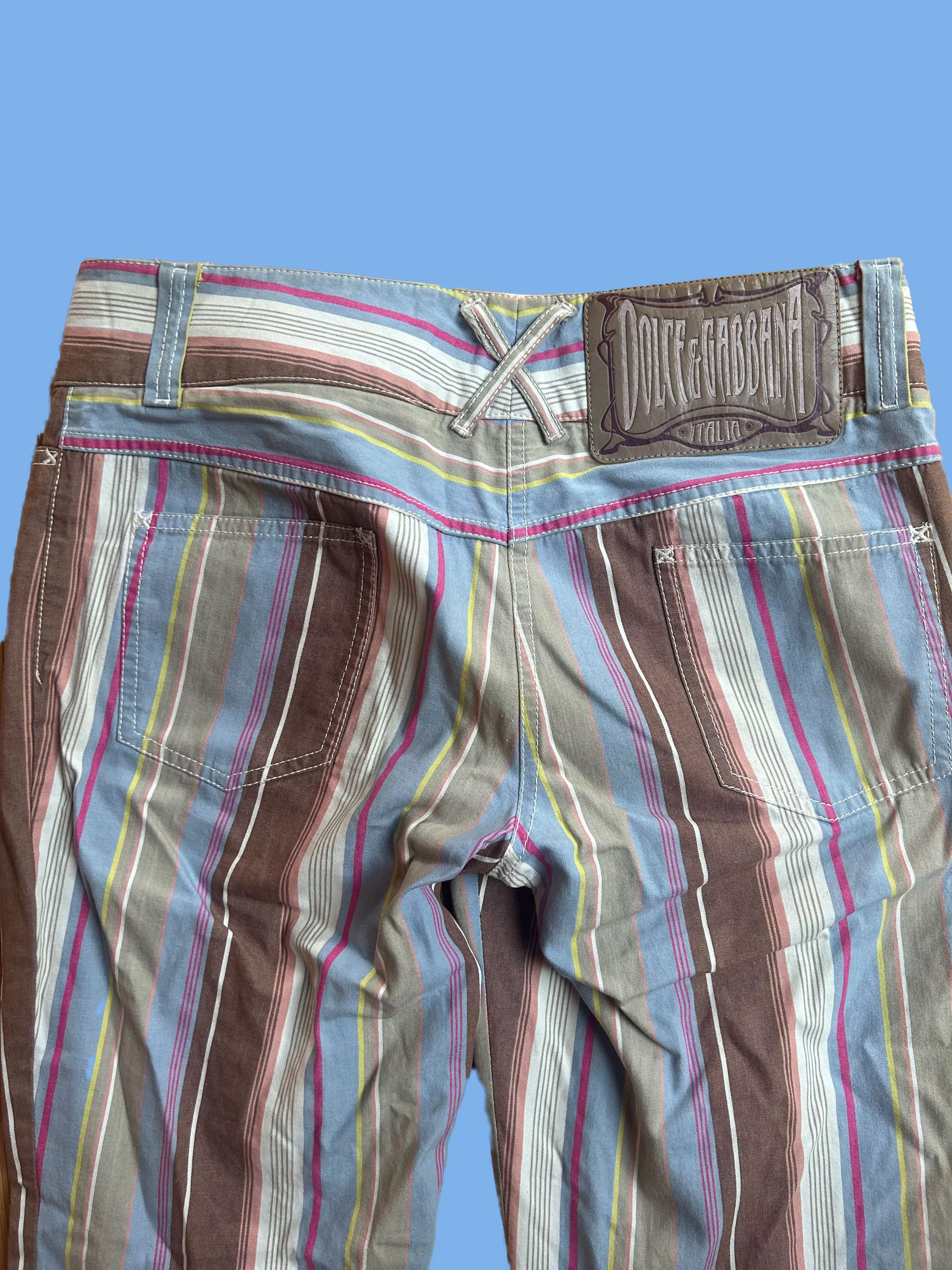 Dolce & Gabbana Pants Vintage Dolce & Gabbana Rainbow Pants Multi