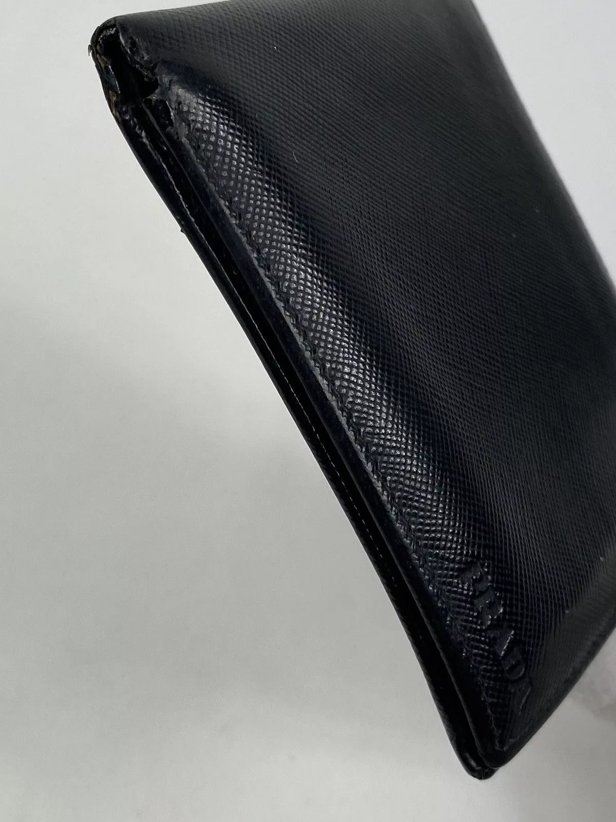 Prada Wallets Prada Saffiano Leather Bifold Wallet Black