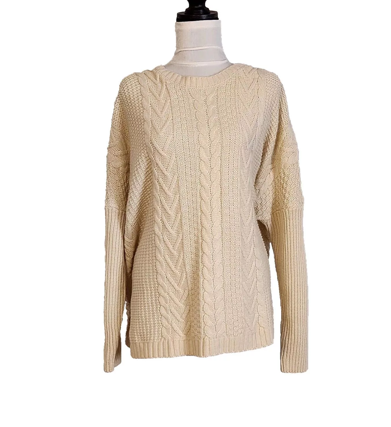 Designer Sweaters Designer JOSEPH A Cream Sweater Size XL White
