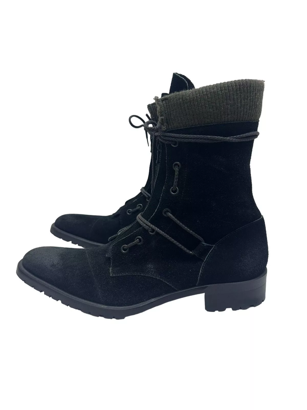 Genuine Leather Boots Genuine Leather × Issey Miyake × Tete Homme RARE ‼️ Vintage Issey Miyake Front Zip Leather Boots Black
