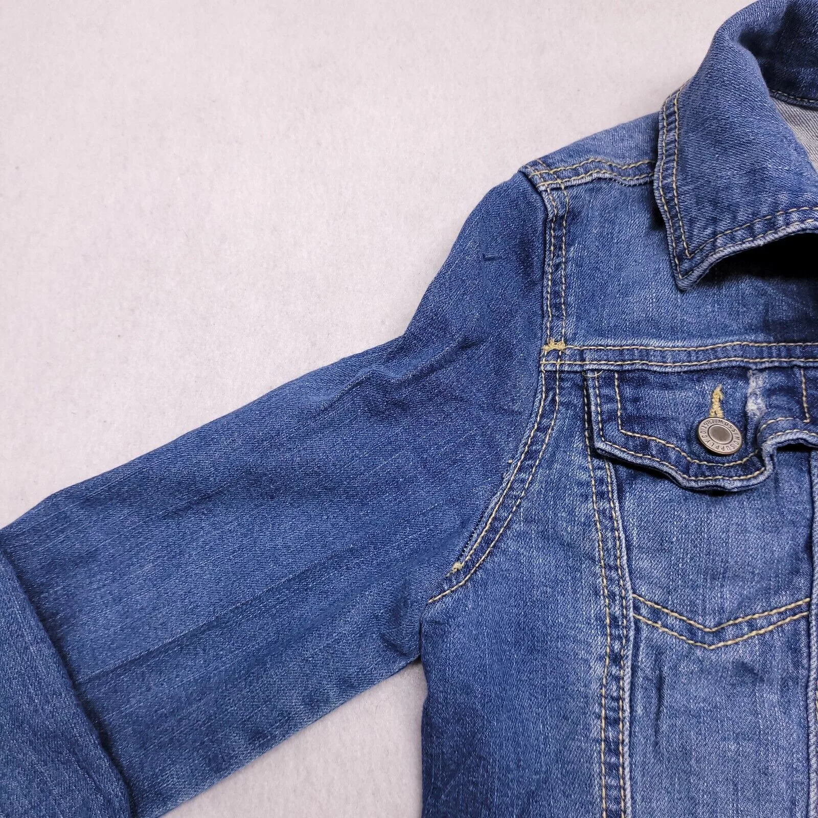 Mossimo Jackets Mossimo Casual Button Denim Jean Jacket Womens Size XS Blue