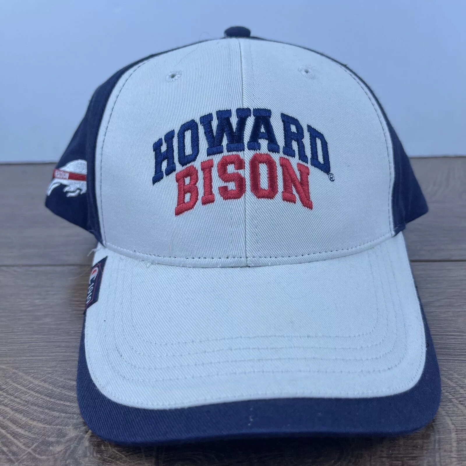 Champion Hats Champion Howard Bison Hat Bison Howard Hat White Adjustable Hat White