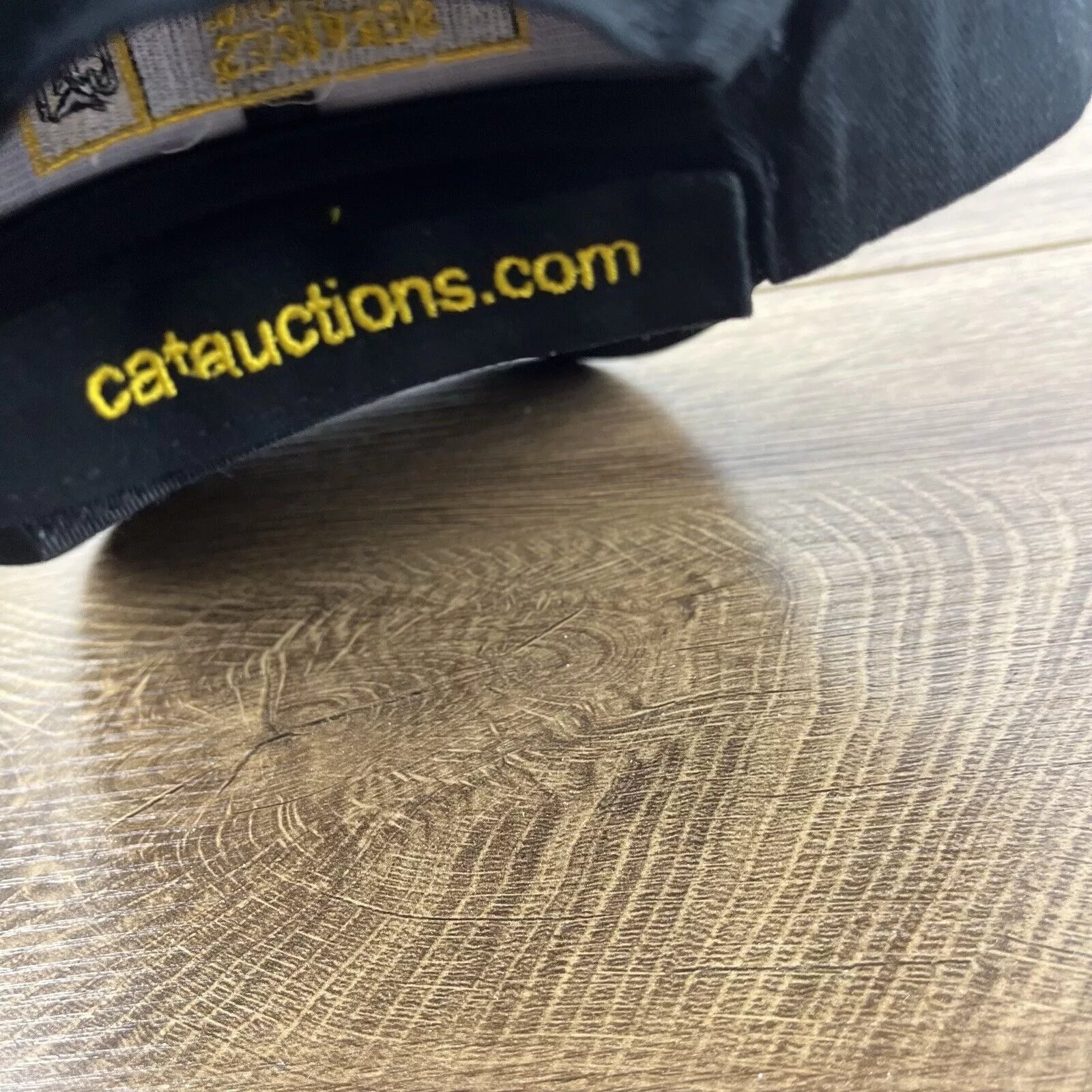 Other Hats Other CAT Auction Services Hat Black Cap CAT Hat Adjustable Hat Bl