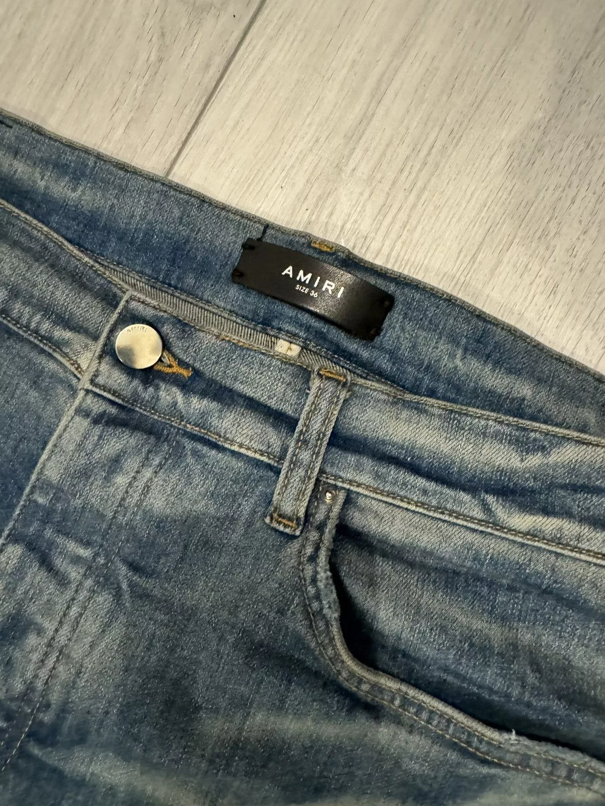 Amiri Casual Pants AMIRI jeans thrasher Blue
