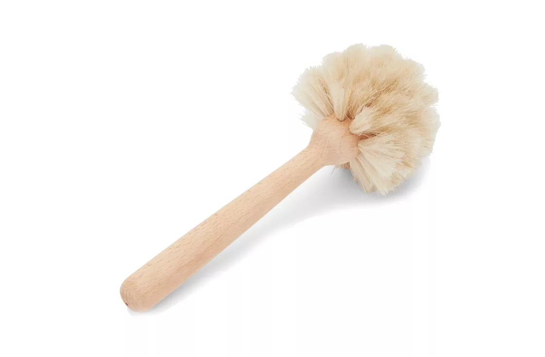 Natural Horsehair Dish Brush