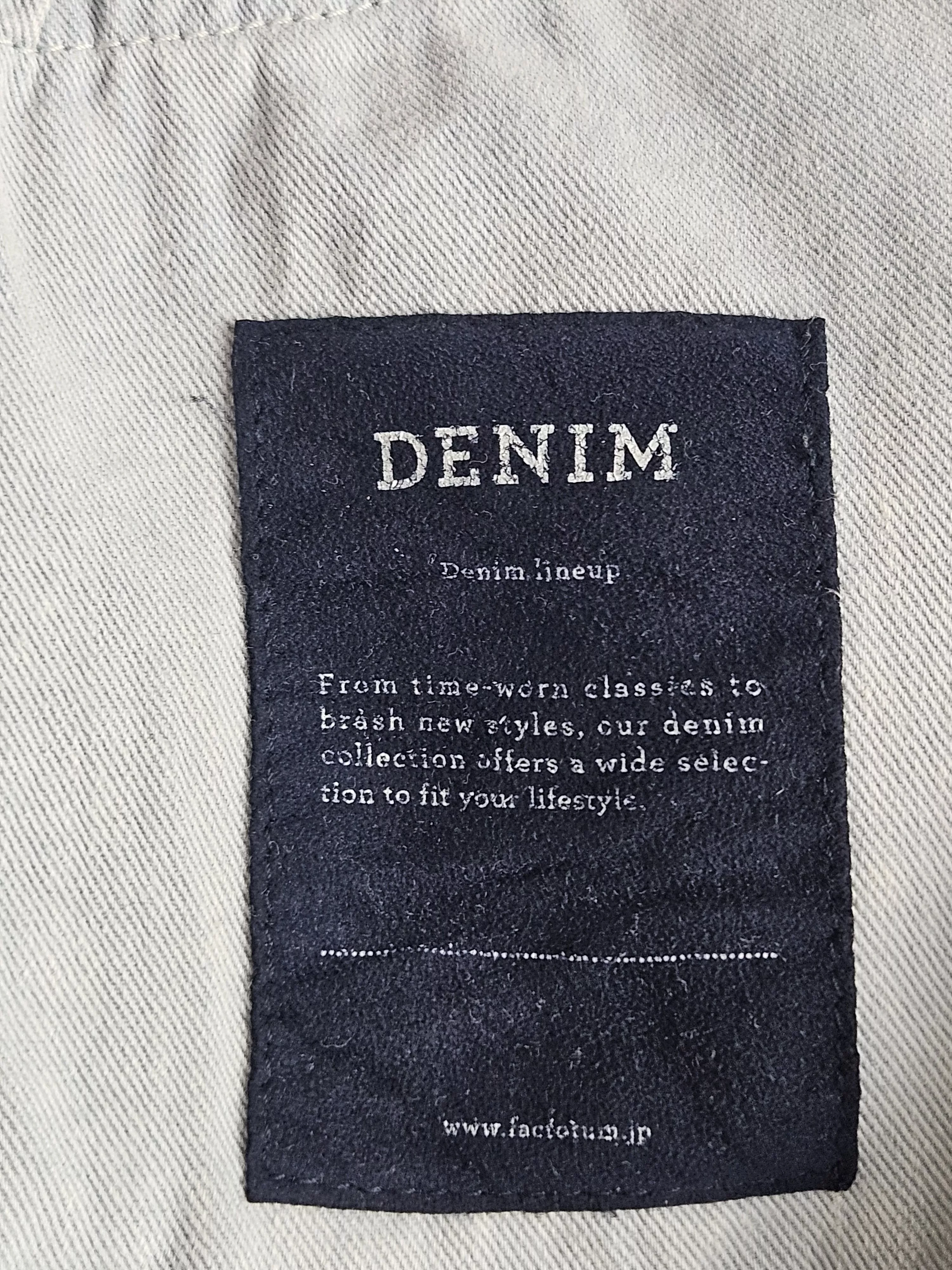 FACTOTUM Denim Factotum Japan denim jeans Blue