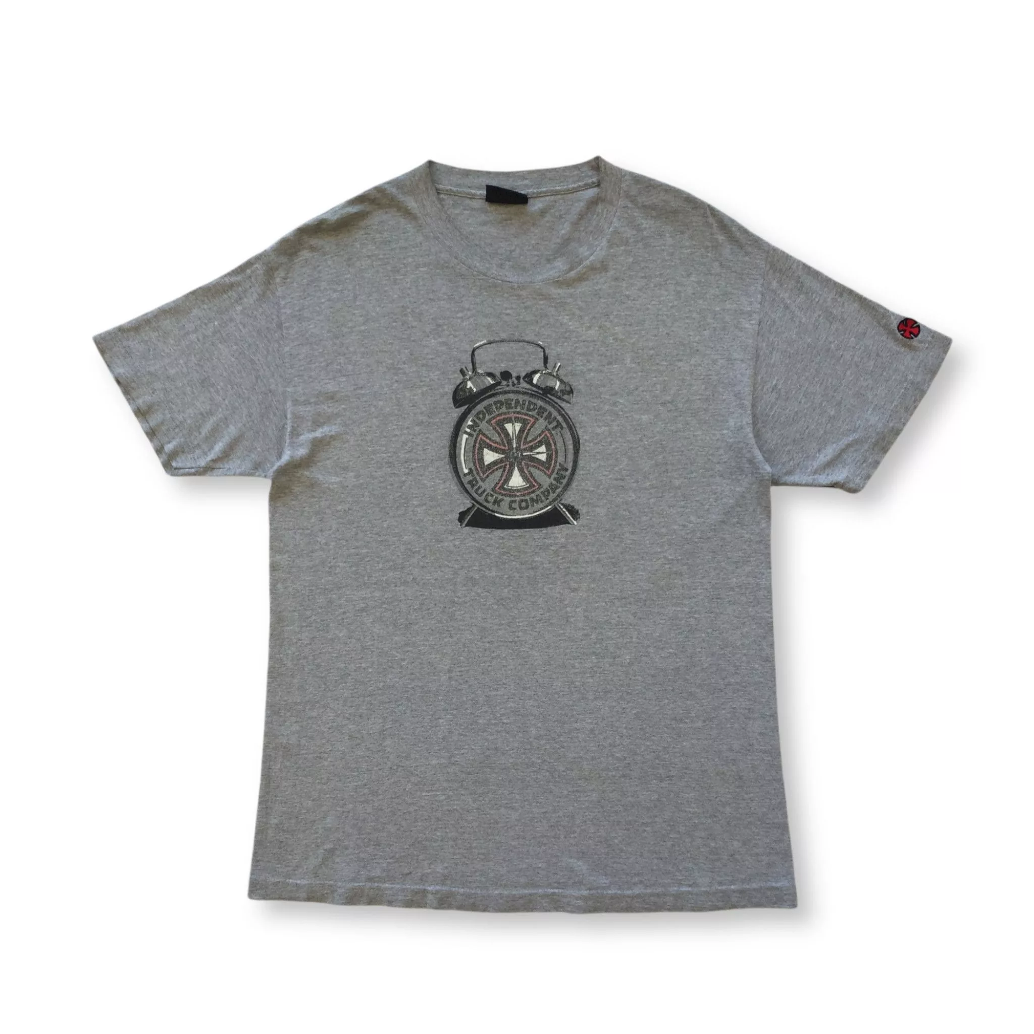 Independent Truck Co. Short Sleeve T Shirts Independent Truck Co. × Vintage Vintage Skateboard X Independent 'Alarm' Tee Gray