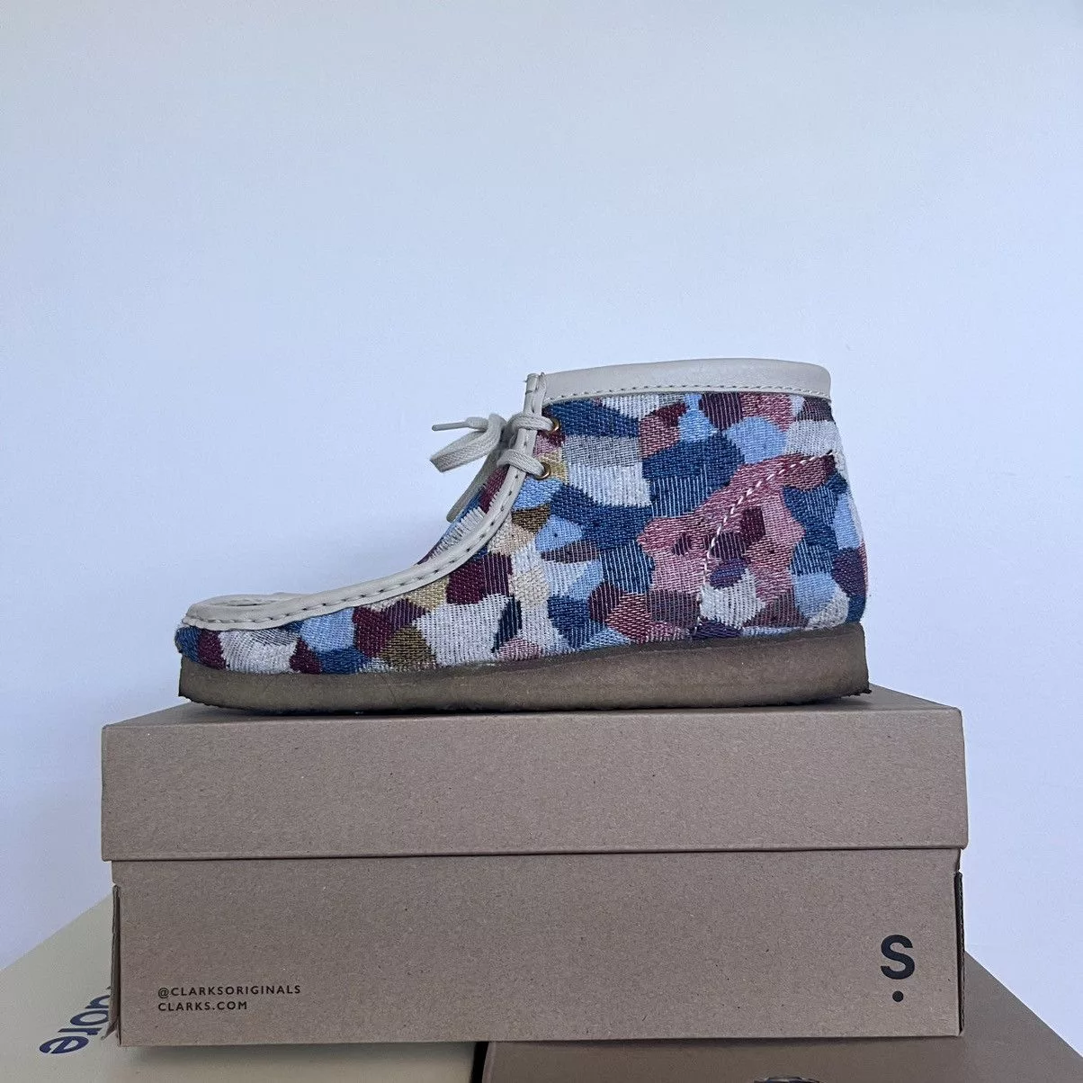Clarks Boots Clarks Wallabee “Mosaic” Multi