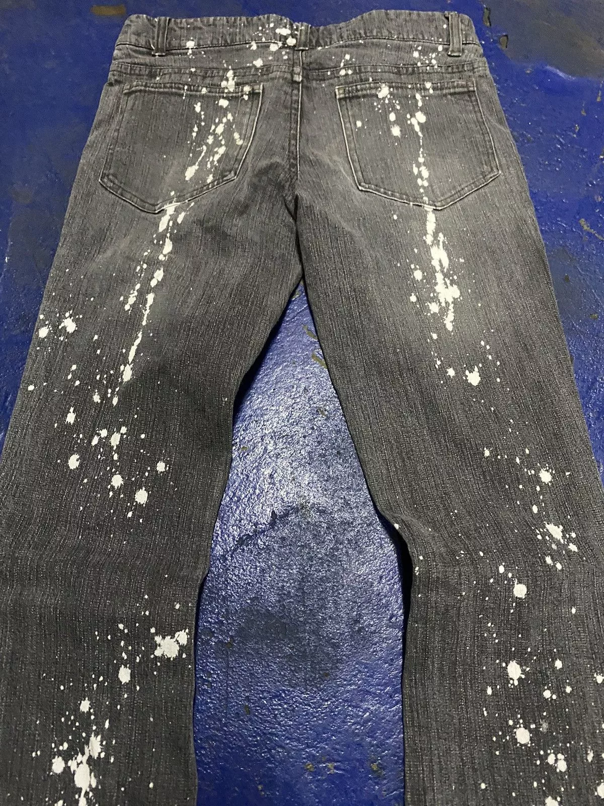 Hysteric Glamour Jeans Hysteric Glamour × Japanese Brand Flare jeans J honey patchwork painted boot Cu Gray