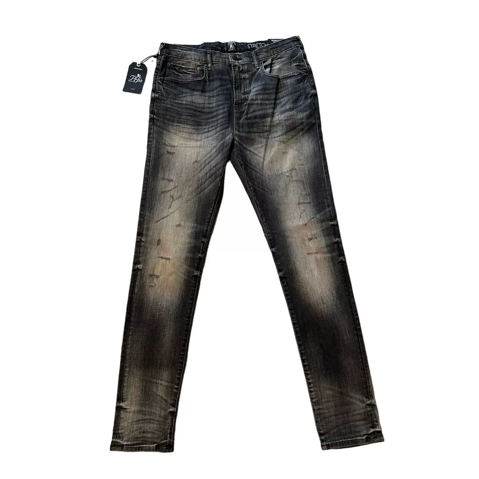 Prps Denim PRPS Warlock Drop Skinny Men's Stretch Jeans Size 34/32 Black